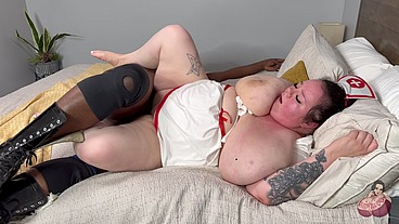 big titty nurse fucks injured wrestler