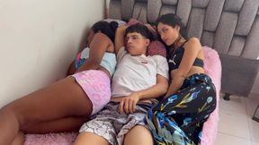 I Share a Bed with My Girlfriend's Best Friend and She Makes Me Fuck Her Hard