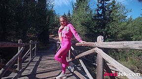 Fitgirl With Led Ass Plug In Park Did Deepthroat And Hard Anal With Cum Twice And Squirting Jessijek