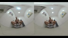 Jack Spanish VR - Home Gym Ritual Naked Deep Squats POV