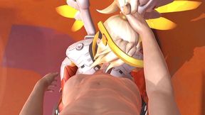 mercy blowjob - overwatch parody