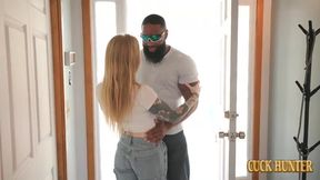 Taylor Rae - Blonde Taylor Rae Gets Pounded By Black Friend In Front Of Her Husband