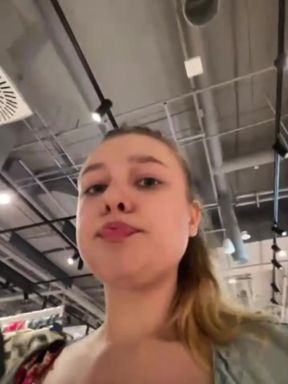 Incredible fucking in the public mall