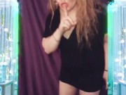 Dancing in my little black dress with accessory changes