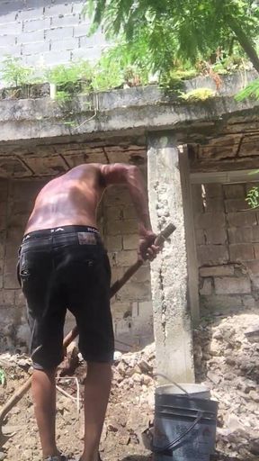 Cleaning the Back of My House, My New Project to Share with You
