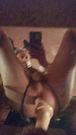 Bubble Butt Bunny Bounces on Dildo