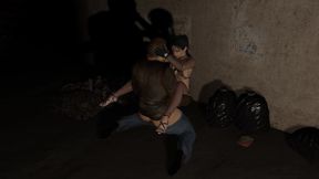 Professional Girl Rides Dick on the Street