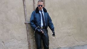 Leather Cop 13