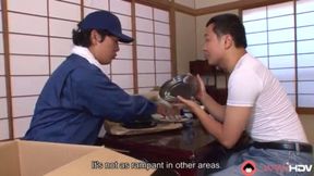 Nozomi Koizumi Enjoys Deep Oral Pleasure with Her Friend Uncensored Japanese Brunette