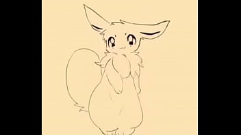 Eevee haciendo un bailesito furry xd.