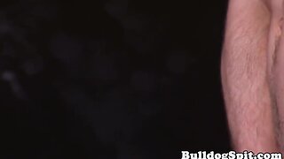 The Hunk and the Bulldog Pit: A Steamy Encounter