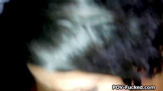 POV titty fucking busty girlfriend on camera