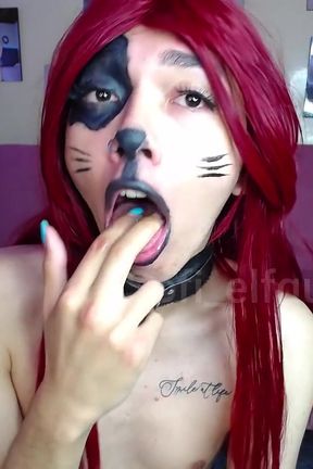 Cute Puppy Pussy Drool Gasping