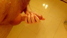 Jerking in the shower