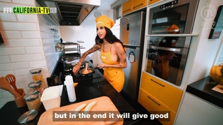 Naughty Hotties in Aprons and Panties Whipping Up Delicious Meals for You!