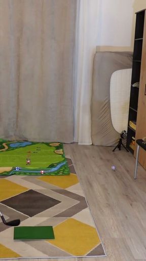 Mini Golf Girls Luna and Matty to Play for a Handjob Content to make a Dick Cum first   Clip 2