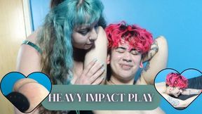Goddess Kinx Impact Play: Breaking DizzyPuppy with Escalating Spanks and Toys