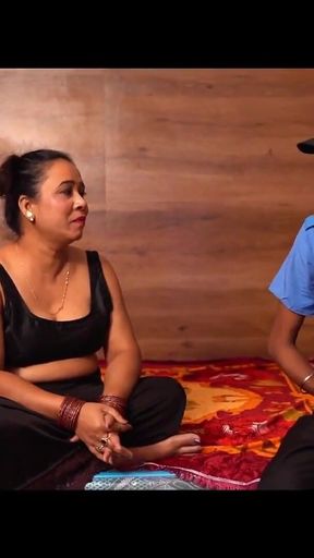 Powerful moment from &quot;Beautiful Bhabhi Cheating sex with Security Guard! Hindi Malkin Sex&quot;