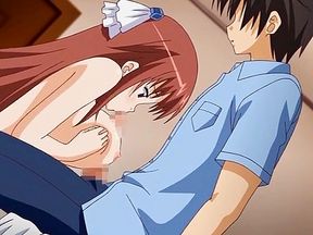 Wild oral and hentai boobs bang with jizz