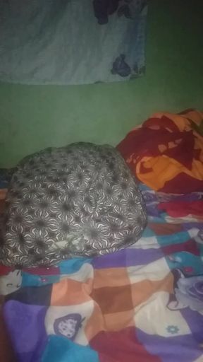 Fucking my sweet pillow.i cum so hard.