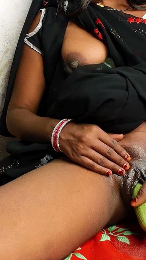 Indian Alone Women Fingering my pussy while wearing transparent leggings thinking about my Hus   Clip 3