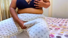 Hot Stepmother with Big Fat Dick Masturbat Was Caught by Stepson - From Female to Shemale by Starpon