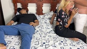 Watching a movie with my friend and his hotwife with big booty