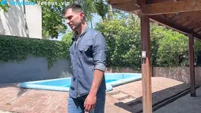 Hot secretary fucked by client to sell the house