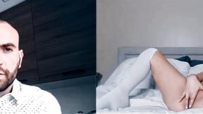 ”Angry stepdad punished her dauther to do a webcam show”