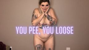 Goth Girl Tries Not To Pee Challenge