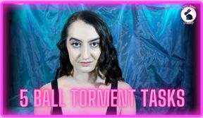 5 Ball and Cock Torment Tasks