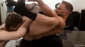 Hoss Kado, Kam Stone and Bruce Jones in Hardcore Bareback Threesome