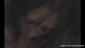 A home movie blowjob from Capri Cavanni