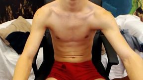 Cutie  Twink Jerking and Cum on Underwear