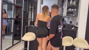 I Cuckold My Pregnant Wife with My Stepsister-in-law at Our Party and She Ends up Joining a Very Hot Threesome