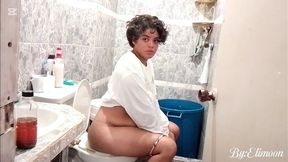 Short version of the second video of me urinating at my friend's house