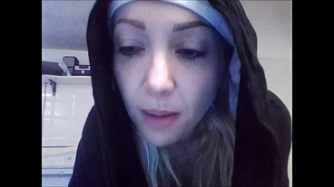 the nun must have d. too much coca cola. her burps are really incredible, like her tits