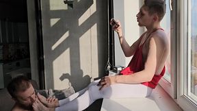 a sunset kiss: the last video of kostya kazenny and his boyfriend
