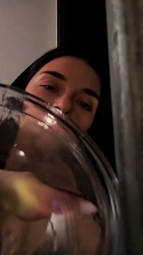 Lady Medea Pee for My Caged Toilet Slave POV