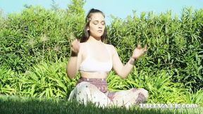 Yoga instructor Ginebra Bellucci enjoying  interracial hardcore anal and DP