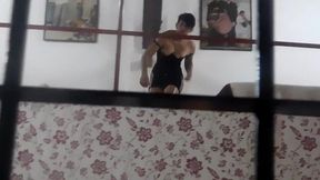 perla lopez, nympho psychologist, we spy on the neighbor whore
