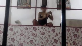 perla lopez, nympho psychologist, we spy on the neighbor whore