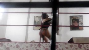 perla lopez, nympho psychologist, we spy on the neighbor whore