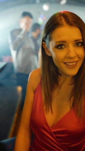itsPOV - Date night turns lesbo when Sybil licks out lez hottie Aislin