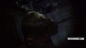 Caged Twink Gets Fucked By Frat Dudes