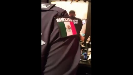 Mexican police officer fucking gay