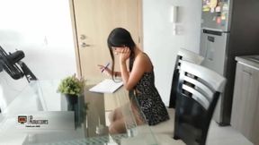 Help Me with My Homework and You&#039;ll Get My Tight Pussy! You&#039;ll Love It! Spanish Porn