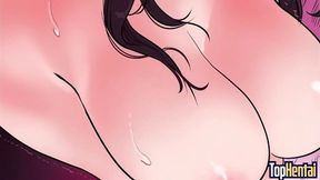 Superpowered dick seduces milf teacher and stepfamily for wild anime fun