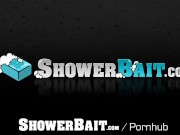 ShowerBait House Keeper Spies On Str8 Shower Hunk