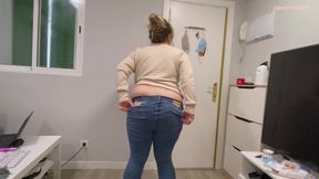 Destroying my jeans and farting